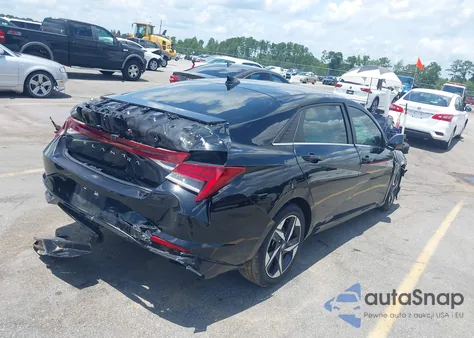 2021 Hyundai Elantra Sel из США, поврежденный, VIN 5NPLN4AG3MH017045
